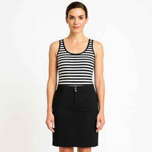 Gerard Darel Black Cotton Blend Pencil Skirt FR 38 / US S-M Made in Hungary